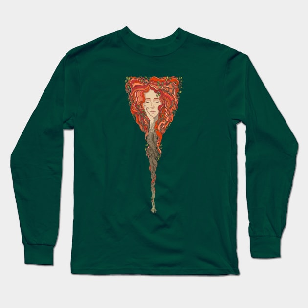 Ginger Girl Long Sleeve T-Shirt by beesants